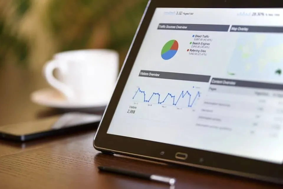 Analytics data for completing marketing tasks 
