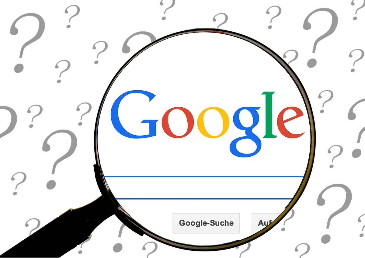 Google, question, search online