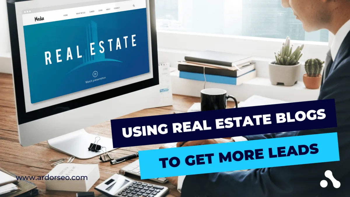 Man editing real estate web design at the computer