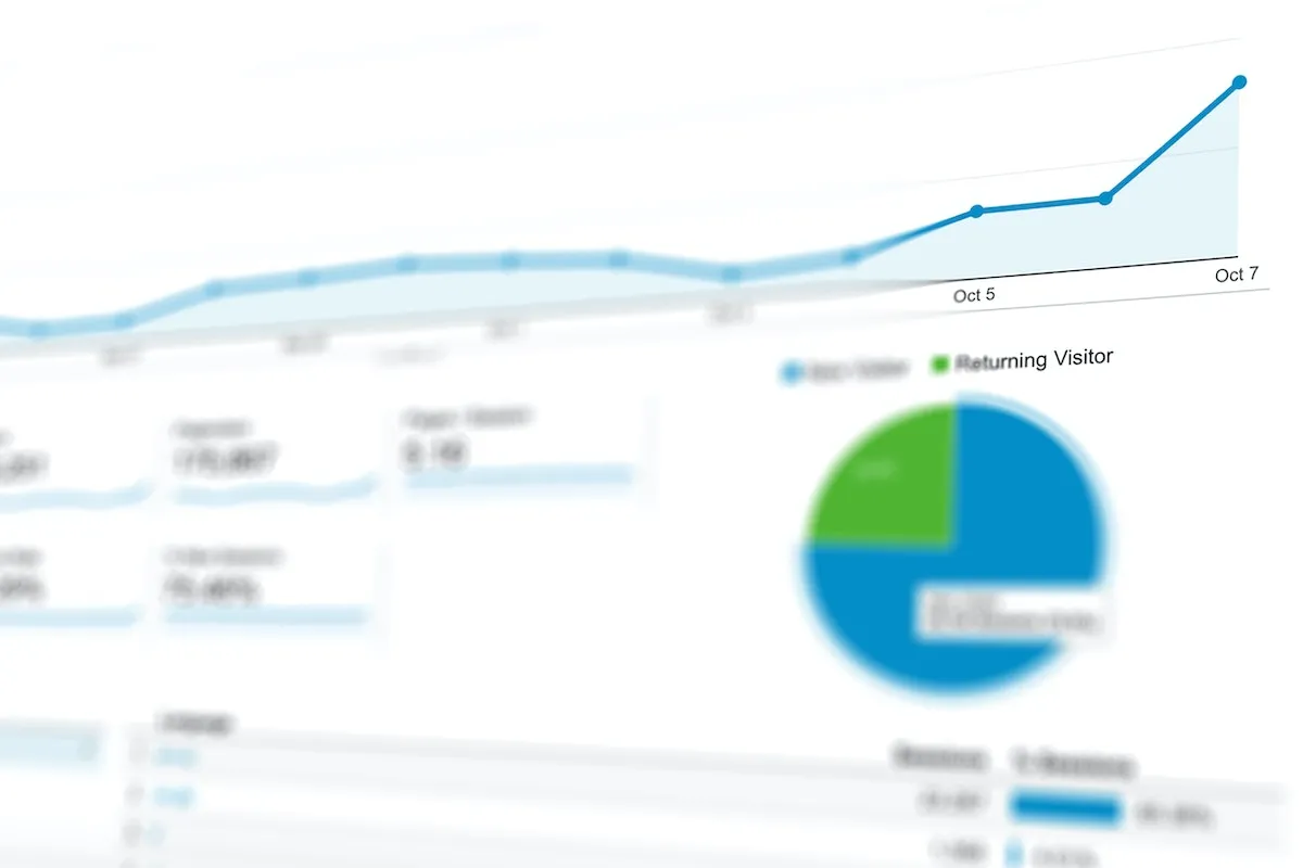 Analytics showing the visitors from local voice search queries.