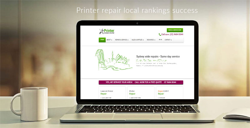 Printer repairs Sydney website