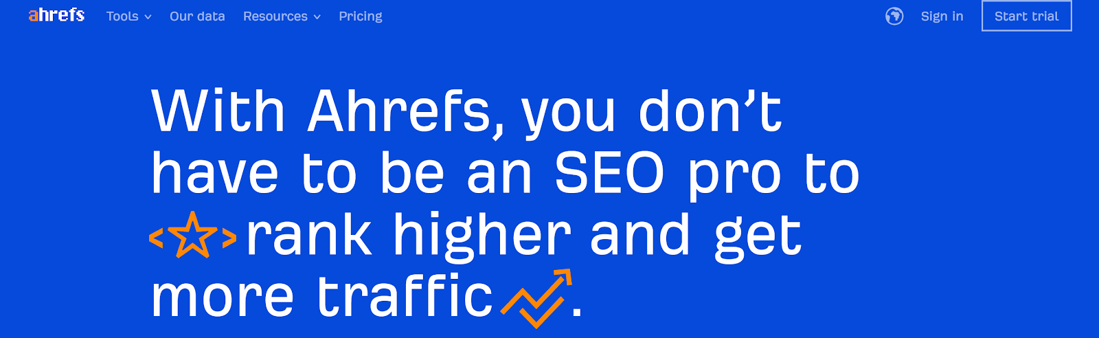 ahrefs is a premier seo research tool