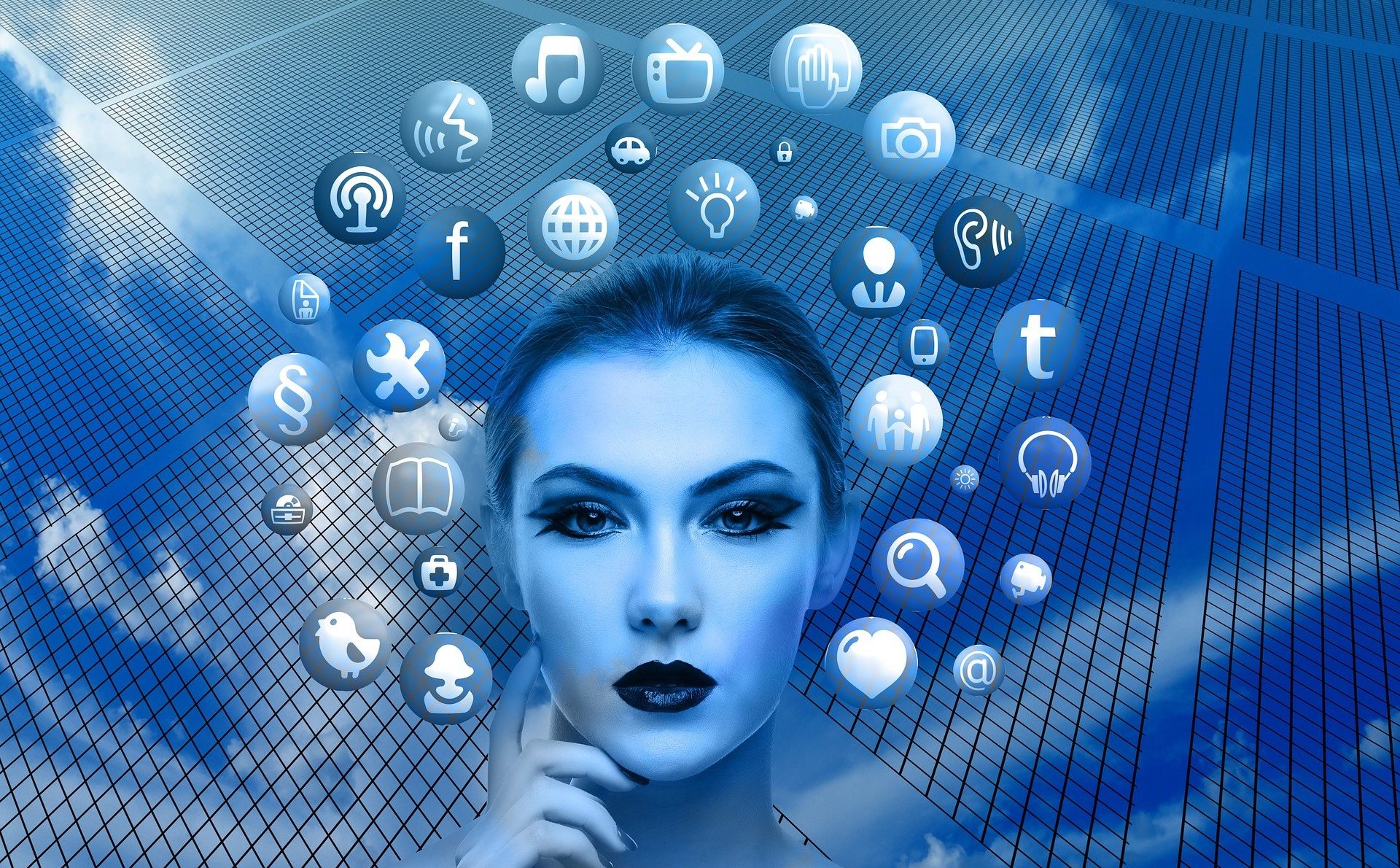 woman-social-media Woman Face Social Media